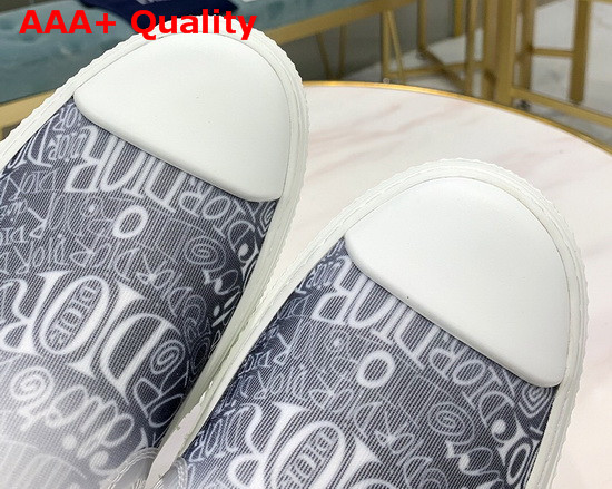 Dior B23 Slip On Sneaker Gray Dior and Shawn Jacquard Mesh Replica