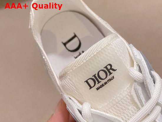 Dior B25 Runner Sneaker White Smooth Calfskin and Dior Oblique Canvas and Technical Mesh Replica