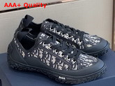 Dior B28 Low Top Sneaker Beige and Black Dior Oblique Jacquard and Black Rubber Replica