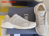 Dior B30 Countdown Sneaker in Ecru Suede Leather Replica