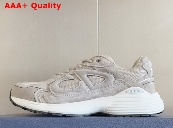 Dior B30 Countdown Sneaker in Ecru Suede Leather Replica