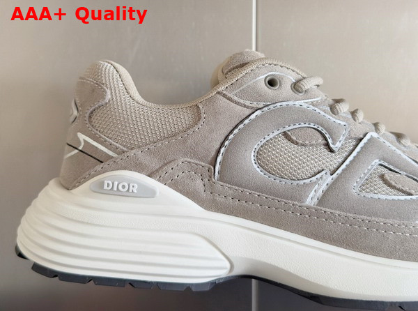 Dior B30 Countdown Sneaker in Ecru Suede Leather Replica