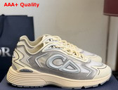 Dior B30 Countdown Tech Sneaker Beige Semi Transparent N3O Nylon Beige and Brown Technical Fabric and Gray Rubber Replica