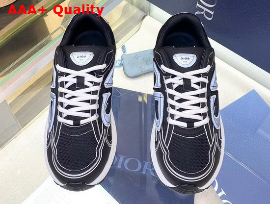 Dior B30 Sneaker Black Mesh and Technical Fabric Replica