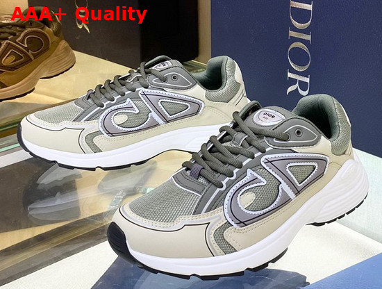 Dior B30 Sneaker Cream Mesh and Technical Fabric Replica