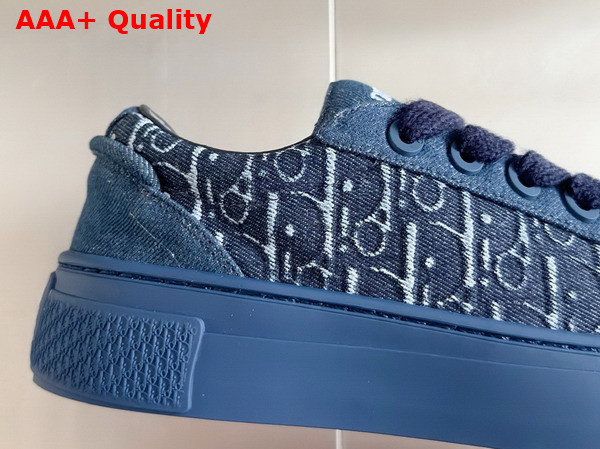 Dior B33 Sneaker in Blue Dior Oblique Denim Replica