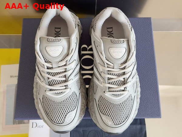 Dior B35 NXXT Sneaker in Gray Technical Fabric and Gray Technical Mesh Replica