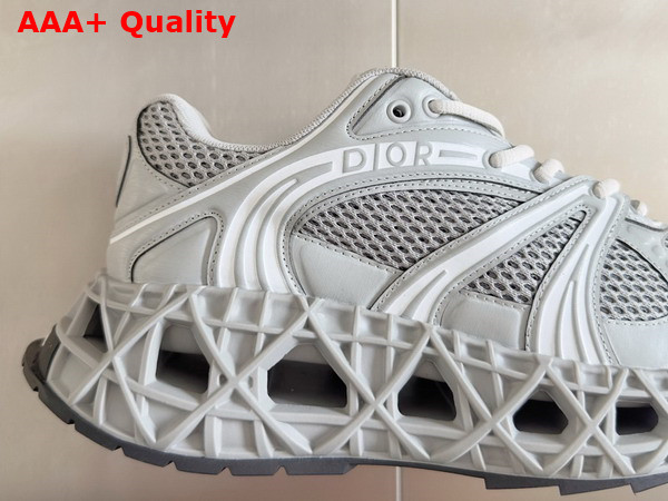 Dior B35 NXXT Sneaker in Gray Technical Fabric and Gray Technical Mesh Replica