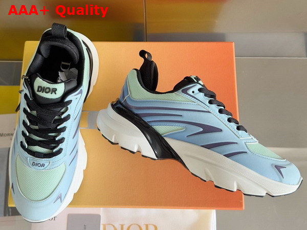 Dior B44 Blade Sneaker in Light Green Technical Mesh and Light Green Technical Fabric Replica
