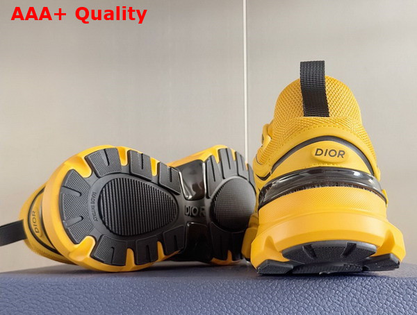 Dior B44 Blade Sneaker in Yellow Technical Mesh and Yellow Technical Fabric Replica