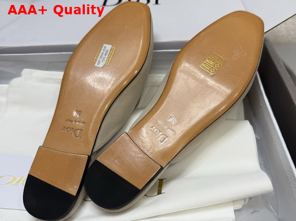 Dior Baby Bow Mule in Rope Beige Suede Goatskin Replica