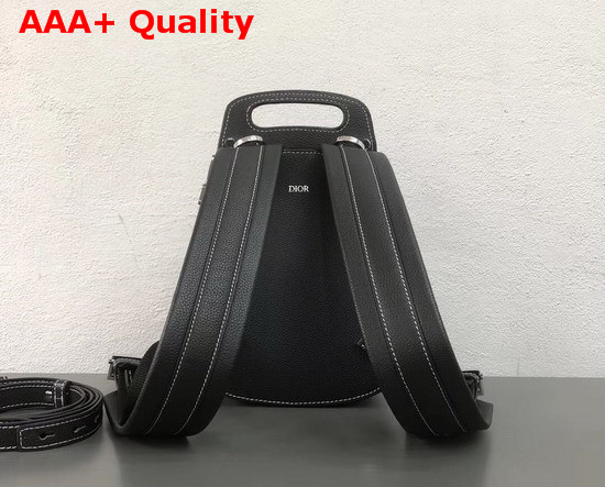 Dior Black Calfskin Backpack in Grained Calfskin Replica