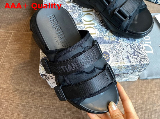 Dior Black D Wander Camouflage Nylon Slide Replica