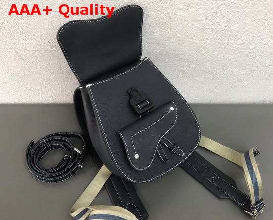 Dior Blue Calfskin Backpack in Grained Calfskin Replica