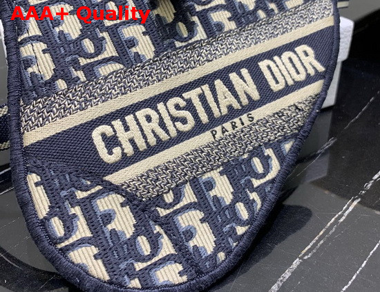 Dior Blue Saddle Dior Oblique Pouch Belt Replica