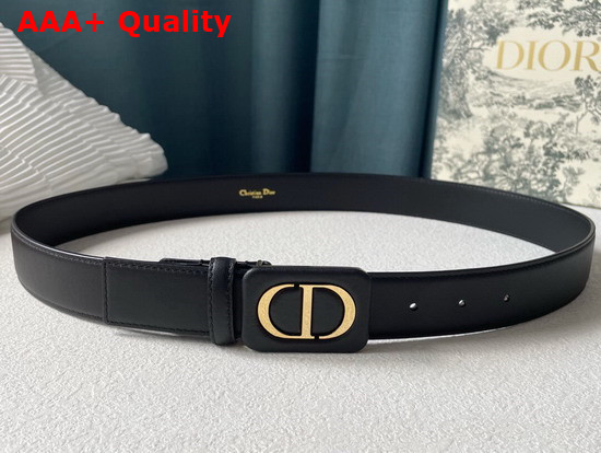Dior Bobby Belt Black Smooth Calfskin 35 mm Replica