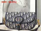 Dior Bobby East West Bag Blue Dior Oblique Jacquard Replica