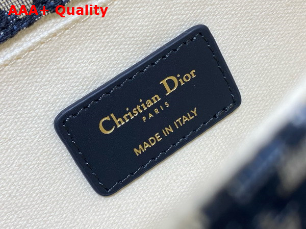 Dior Bobby East West Bag in Blue Dior Oblique Jacquard Replica
