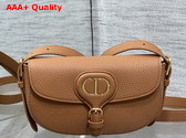 Dior Bobby East West Bag in Camel Grained Calfskin Replica