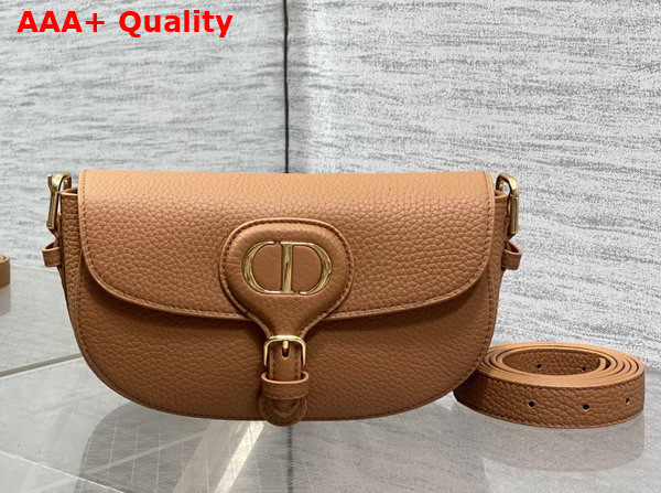 Dior Bobby East West Bag in Camel Grained Calfskin Replica