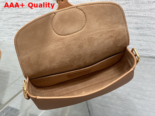 Dior Bobby East West Bag in Camel Grained Calfskin Replica