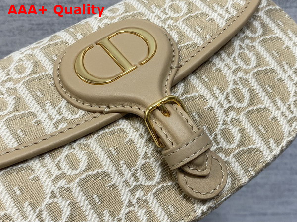 Dior Bobby East West Bag in Natural Dior Oblique Jacquard Replica