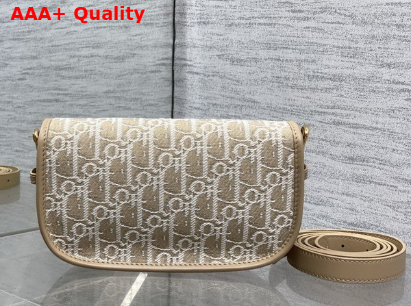 Dior Bobby East West Bag in Natural Dior Oblique Jacquard Replica