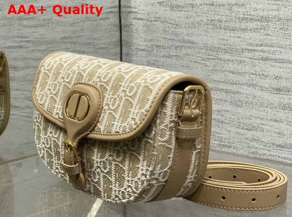 Dior Bobby East West Bag in Natural Dior Oblique Jacquard Replica