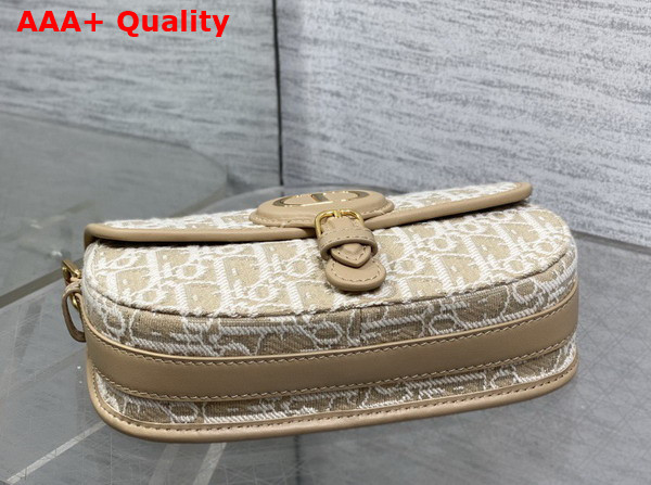 Dior Bobby East West Bag in Natural Dior Oblique Jacquard Replica