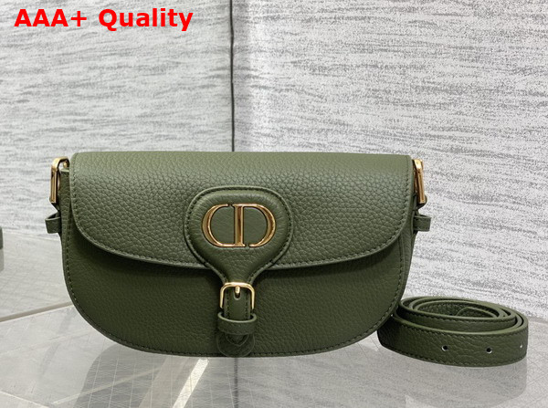 Dior Bobby East West Bag in Olive Grained Calfskin Replica