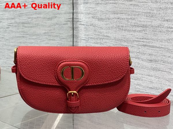Dior Bobby East West Bag in Red Grained Calfskin Replica