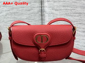 Dior Bobby East West Bag in Red Grained Calfskin Replica