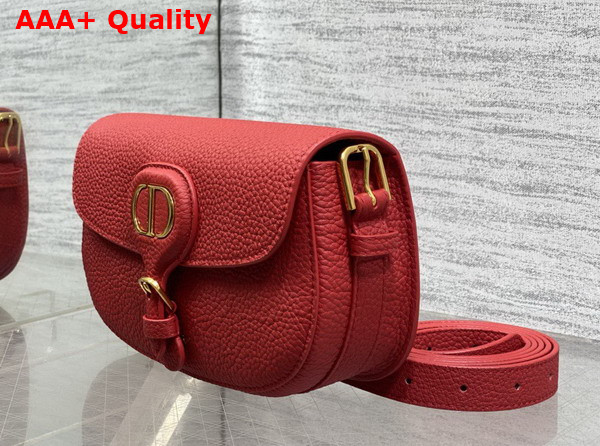Dior Bobby East West Bag in Red Grained Calfskin Replica