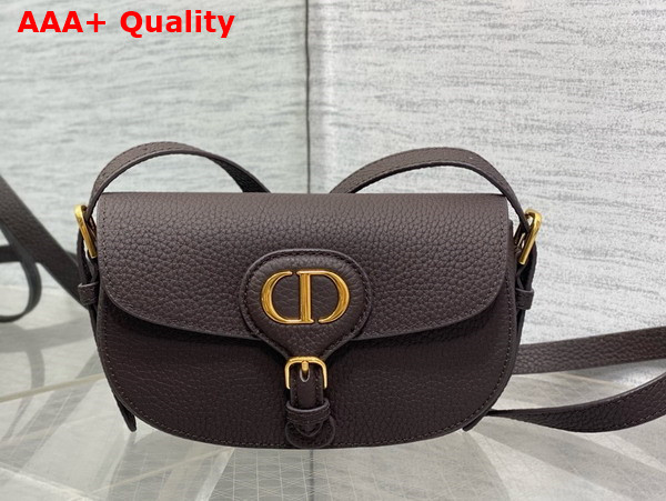 Dior Bobby Easy West Bag in Brown Grained Calfskin Replica