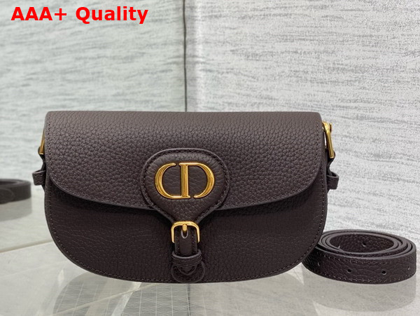 Dior Bobby Easy West Bag in Brown Grained Calfskin Replica