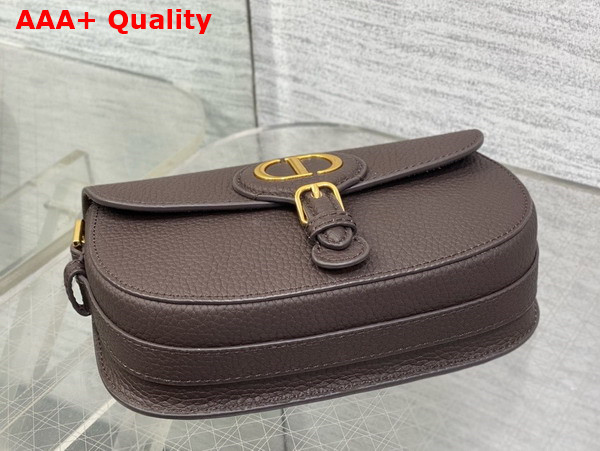 Dior Bobby Easy West Bag in Brown Grained Calfskin Replica