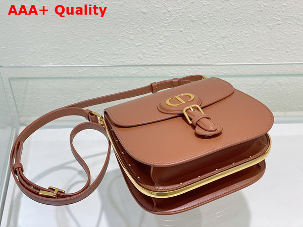 Dior Bobby Frame Bag Cognac Colored Box Calfskin Replica