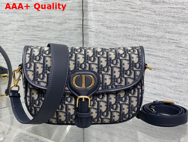 Dior Bobby Multicarry Bag in Blue Dior Oblique Jacquard Replica