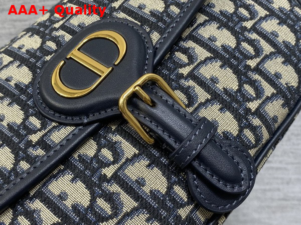 Dior Bobby Multicarry Bag in Blue Dior Oblique Jacquard Replica