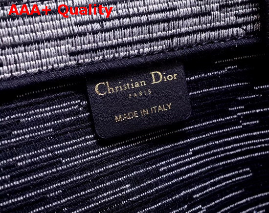 Dior Book Tote Bag in Embroidered Canvas with a Multicolored French Flag Motif Replica