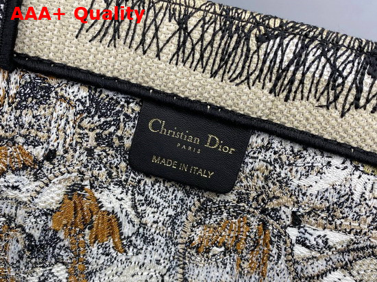 Dior Book Tote Multicolor Mille Fleurs Embroidery Replica