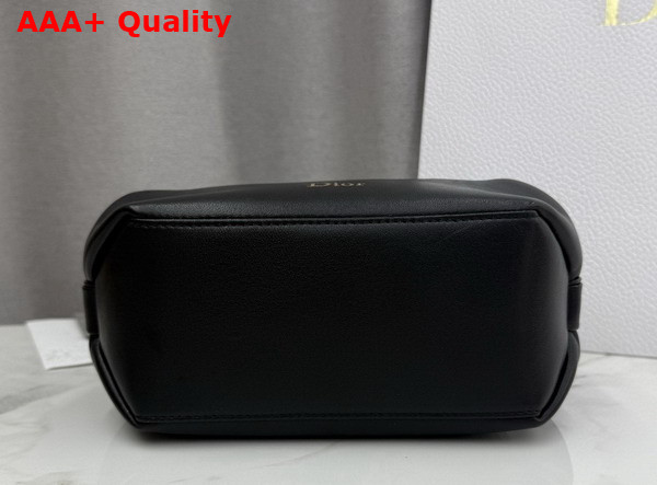 Dior Bow Pouch in Black Supple Lambskin Replica