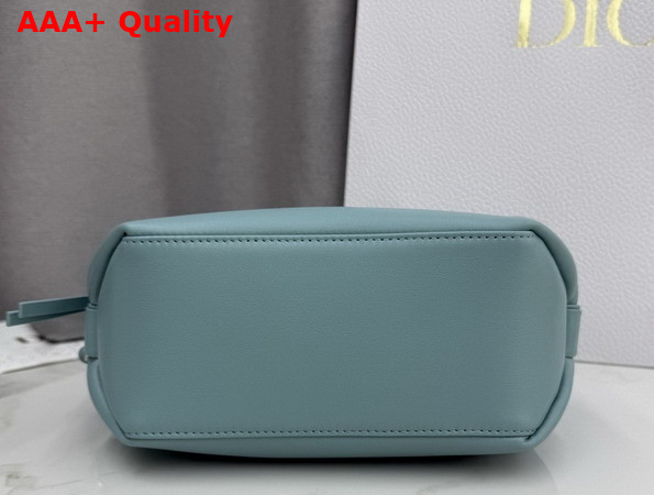 Dior Bow Pouch in Bleu Tourmaline Supple Lambskin Replica