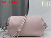 Dior Bow Pouch in Rose Songe Supple Lambskin Replica
