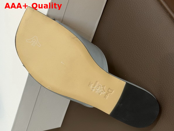 Dior Bow Slide in Cloud Blue Lambskin Replica