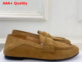Dior Boy Loafer in Beige Suede Calfskin Replica