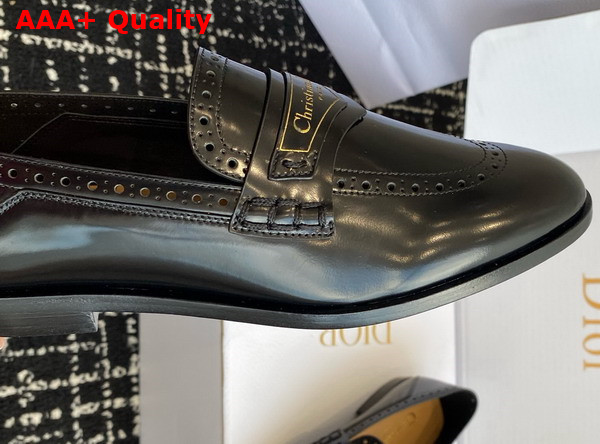 Dior Boy Loafer in Black Calfskin Replica