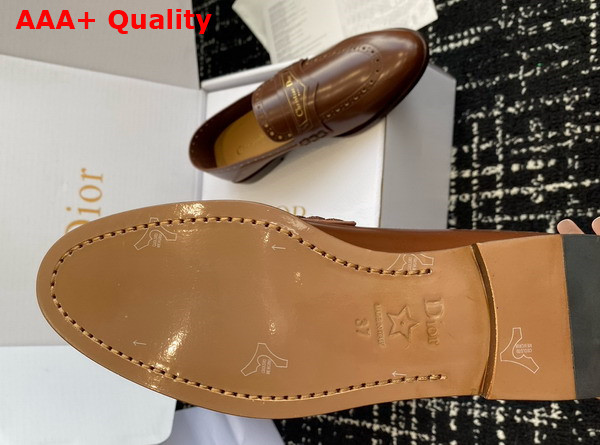 Dior Boy Loafer in Brown Calfskin Replica