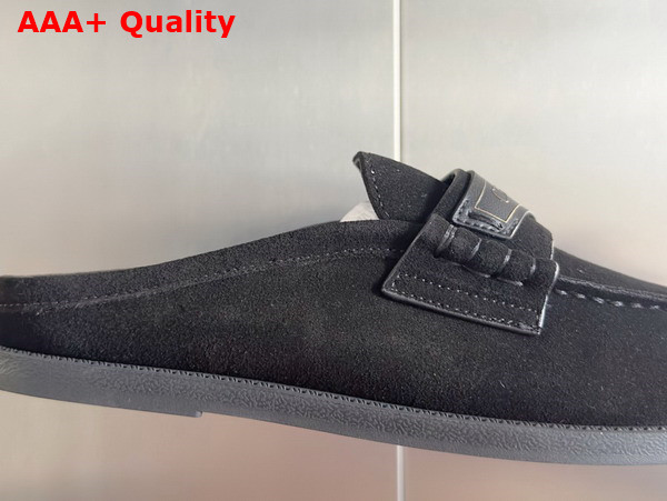 Dior Boy Mule in Black Suede Calfskin Replica