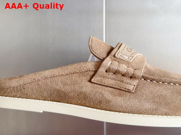 Dior Boy Mule in Rope Beige Suede Calfskin Replica